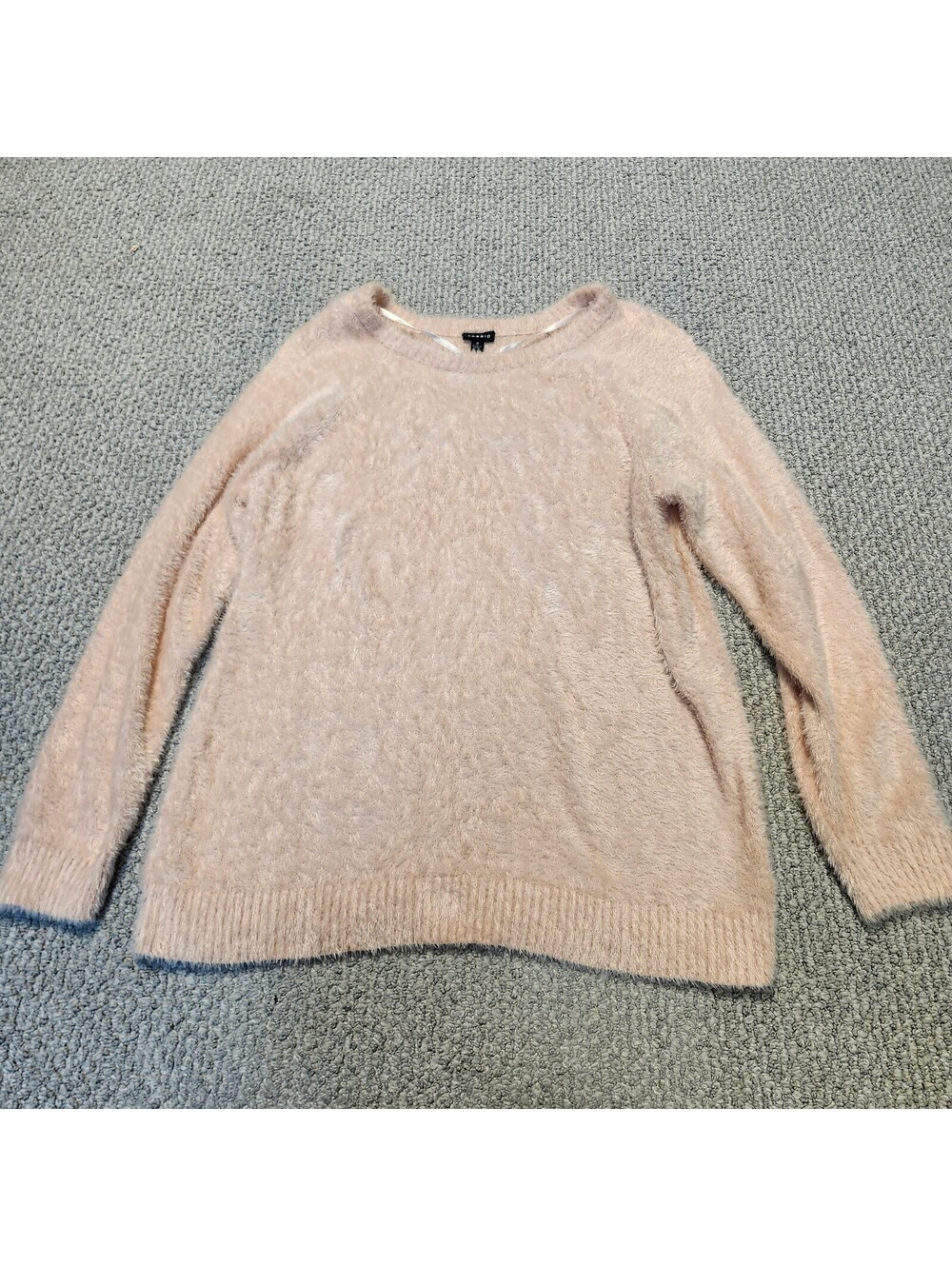 Torrid Size 2 Light Pink Fuzzy Sweater Long Sleeve